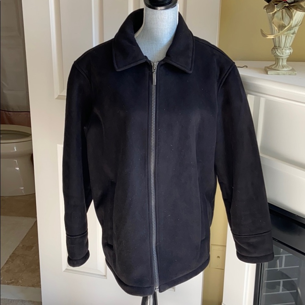 Claiborne Sherpa lined coat.